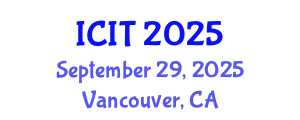 International Conference on Industrial Technology (ICIT) September 29, 2025 - Vancouver, Canada