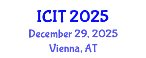 International Conference on Industrial Technology (ICIT) December 29, 2025 - Vienna, Austria