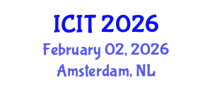 International Conference on Industrial Technology (ICIT) February 02, 2026 - Amsterdam, Netherlands