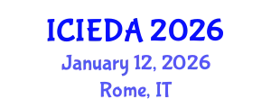 International Conference on Industrial Engineering Design and Analysis (ICIEDA) January 12, 2026 - Rome, Italy