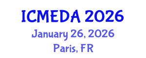 International Conference on Mechanical Engineering Design and Analysis (ICMEDA) January 26, 2026 - Paris, France