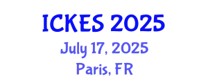 International Conference on Kinesiology and Exercise Sciences (ICKES) July 17, 2025 - Paris, France