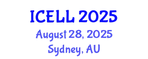 International Conference on English Language and Linguistics (ICELL) August 28, 2025 - Sydney, Australia