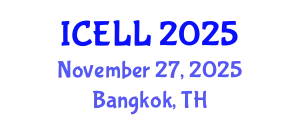 International Conference on English Language and Linguistics (ICELL) November 27, 2025 - Bangkok, Thailand