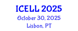 International Conference on English Language and Linguistics (ICELL) October 30, 2025 - Lisbon, Portugal