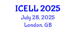 International Conference on English Language and Linguistics (ICELL) July 28, 2025 - London, United Kingdom