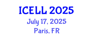 International Conference on English Language and Linguistics (ICELL) July 17, 2025 - Paris, France