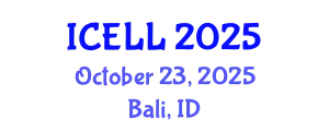 International Conference on English Language and Linguistics (ICELL) October 23, 2025 - Bali, Indonesia
