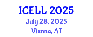 International Conference on English Language and Linguistics (ICELL) July 28, 2025 - Vienna, Austria