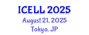 International Conference on English Language and Linguistics (ICELL) August 21, 2025 - Tokyo, Japan