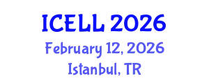 International Conference on English Language and Linguistics (ICELL) February 12, 2026 - Istanbul, Turkey