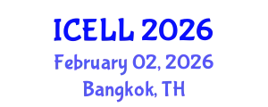 International Conference on English Language and Linguistics (ICELL) February 02, 2026 - Bangkok, Thailand