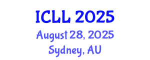 International Conference on Language Learning (ICLL) August 28, 2025 - Sydney, Australia