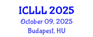 International Conference on Languages, Literature and Linguistics (ICLLL) October 09, 2025 - Budapest, Hungary