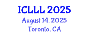 International Conference on Languages, Literature and Linguistics (ICLLL) August 14, 2025 - Toronto, Canada