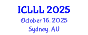 International Conference on Languages, Literature and Linguistics (ICLLL) October 16, 2025 - Sydney, Australia