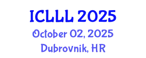 International Conference on Languages, Literature and Linguistics (ICLLL) October 02, 2025 - Dubrovnik, Croatia