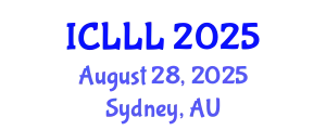 International Conference on Languages, Literature and Linguistics (ICLLL) August 28, 2025 - Sydney, Australia