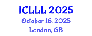 International Conference on Languages, Literature and Linguistics (ICLLL) October 16, 2025 - London, United Kingdom