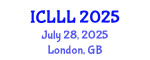 International Conference on Languages, Literature and Linguistics (ICLLL) July 28, 2025 - London, United Kingdom