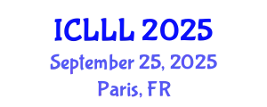 International Conference on Languages, Literature and Linguistics (ICLLL) September 25, 2025 - Paris, France