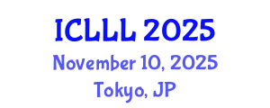International Conference on Languages, Literature and Linguistics (ICLLL) November 10, 2025 - Tokyo, Japan