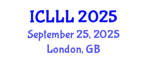 International Conference on Languages, Literature and Linguistics (ICLLL) September 25, 2025 - London, United Kingdom