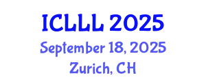 International Conference on Languages, Literature and Linguistics (ICLLL) September 18, 2025 - Zurich, Switzerland