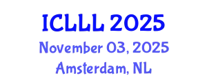 International Conference on Languages, Literature and Linguistics (ICLLL) November 03, 2025 - Amsterdam, Netherlands