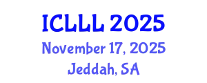 International Conference on Languages, Literature and Linguistics (ICLLL) November 17, 2025 - Jeddah, Saudi Arabia