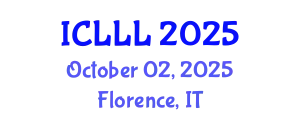 International Conference on Languages, Literature and Linguistics (ICLLL) October 02, 2025 - Florence, Italy