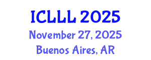 International Conference on Languages, Literature and Linguistics (ICLLL) November 27, 2025 - Buenos Aires, Argentina
