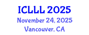International Conference on Languages, Literature and Linguistics (ICLLL) November 24, 2025 - Vancouver, Canada