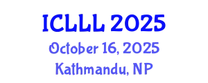 International Conference on Languages, Literature and Linguistics (ICLLL) October 16, 2025 - Kathmandu, Nepal