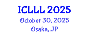 International Conference on Languages, Literature and Linguistics (ICLLL) October 30, 2025 - Osaka, Japan