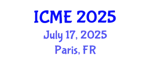 International Conference on Management Engineering (ICME) July 17, 2025 - Paris, France
