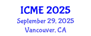 International Conference on Management Engineering (ICME) September 29, 2025 - Vancouver, Canada