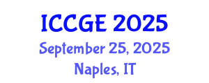 International Conference on Civil and Geological Engineering (ICCGE) September 25, 2025 - Naples, Italy