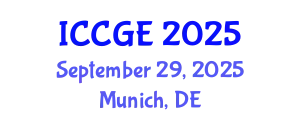 International Conference on Civil and Geological Engineering (ICCGE) September 29, 2025 - Munich, Germany