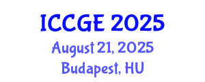 International Conference on Civil and Geological Engineering (ICCGE) August 21, 2025 - Budapest, Hungary