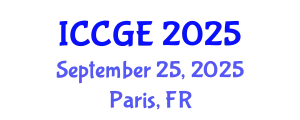 International Conference on Civil and Geological Engineering (ICCGE) September 25, 2025 - Paris, France