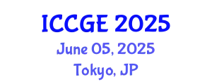 International Conference on Civil and Geological Engineering (ICCGE) June 05, 2025 - Tokyo, Japan