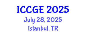 International Conference on Civil and Geological Engineering (ICCGE) July 28, 2025 - Istanbul, Turkey