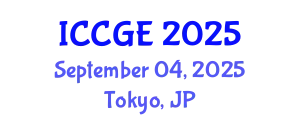 International Conference on Civil and Geological Engineering (ICCGE) September 04, 2025 - Tokyo, Japan