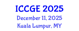 International Conference on Civil and Geological Engineering (ICCGE) December 11, 2025 - Kuala Lumpur, Malaysia