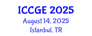 International Conference on Civil and Geological Engineering (ICCGE) August 14, 2025 - Istanbul, Turkey