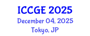 International Conference on Civil and Geological Engineering (ICCGE) December 04, 2025 - Tokyo, Japan