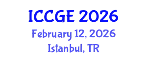 International Conference on Civil and Geological Engineering (ICCGE) February 12, 2026 - Istanbul, Turkey
