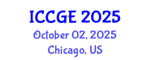 International Conference on Civil and Geological Engineering (ICCGE) October 02, 2025 - Chicago, United States