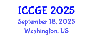 International Conference on Civil and Geological Engineering (ICCGE) September 18, 2025 - Washington, United States